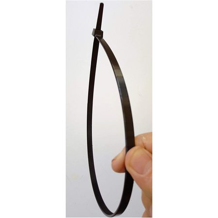 Us Cable Ties Cable Tie, 36 in., 175 lb, UV Black Nylon, 50PK CD36B50